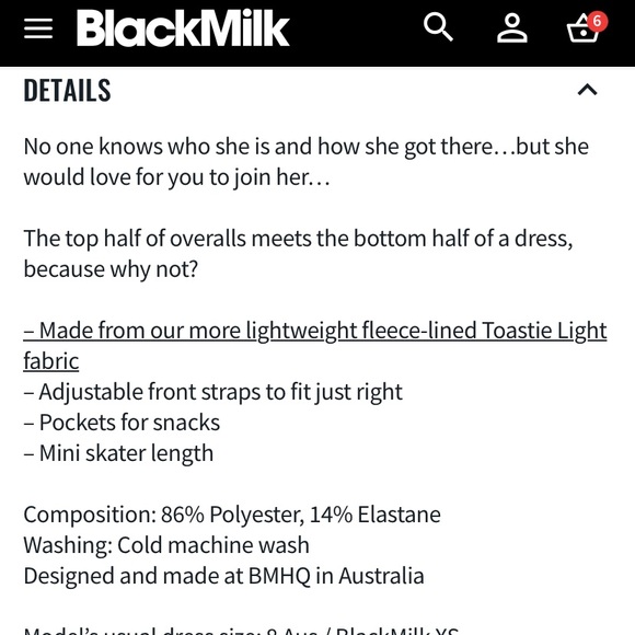 Blackmilk “THE GIRL IN THE GARDEN APRON DRESS” Size Large L NWT - Picture 8 of 16